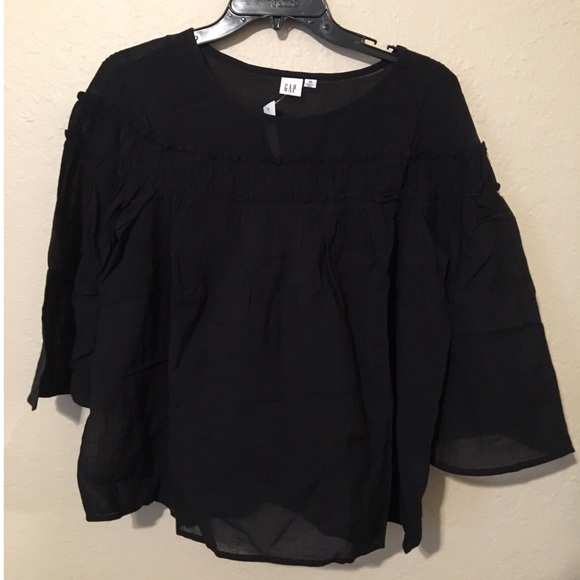 GAP RUFFLE BLOUSE🖤 - Picture 2 of 3